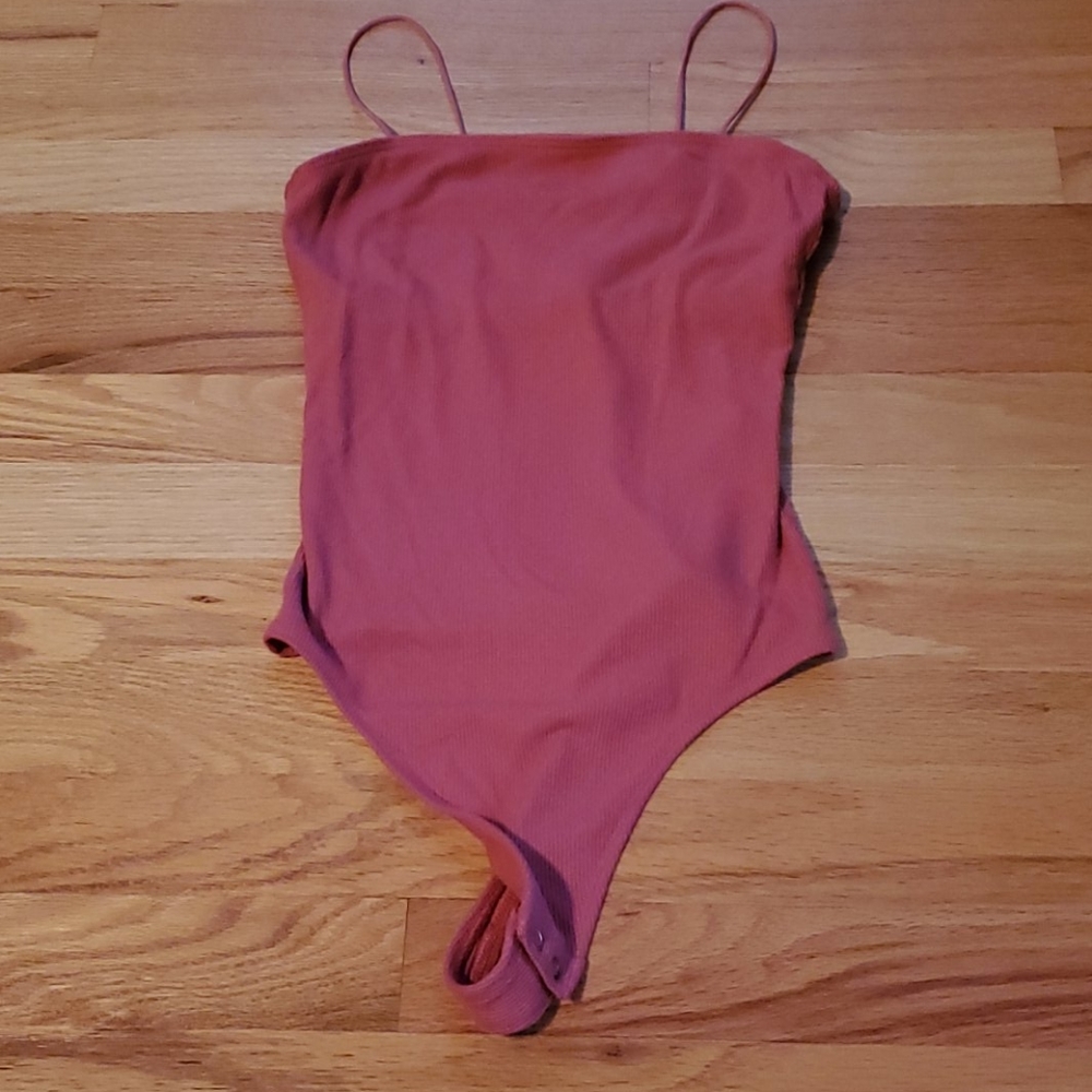 Pink bodysuit tanktop